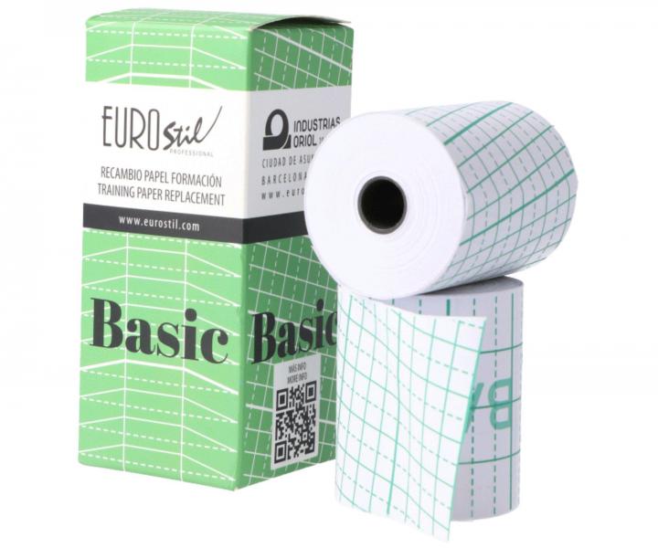 Zapasowa rolka papieru do wiczenia technik strzyenia Eurostil Professional Basic - 2 szt.