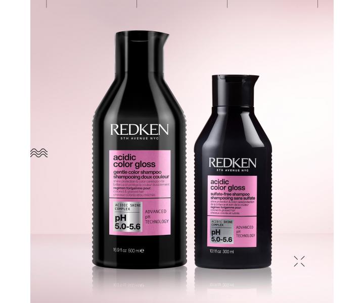 Szampon rozwietlajcy do wosw farbowanych Redken Acidic Color Gloss Gentle Color Shampoo - 500 ml