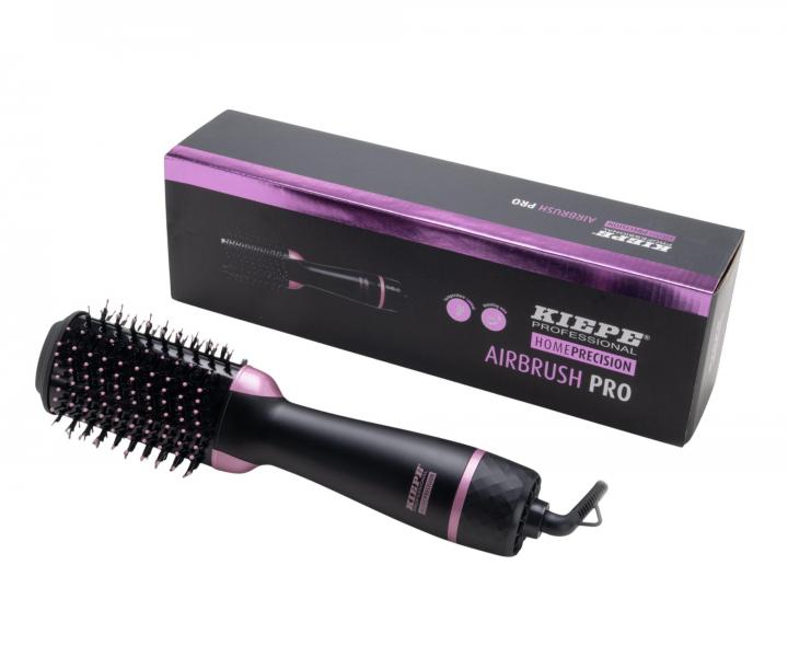 Owalna suszarko-lok�wka do w�os�w Kiepe Professional Home Precision Airbrush Pro - 1200 W - czarna