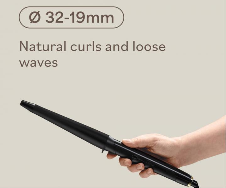 Profesjonalna lok�wka sto�kowa do w�os�w BaByliss Pro Conical Wand BAB2481E - 32-19 mm