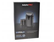 Profesjonalna golarka z lamp UV do dezynfekcji BaByliss Pro UVFOIL01 - czarna