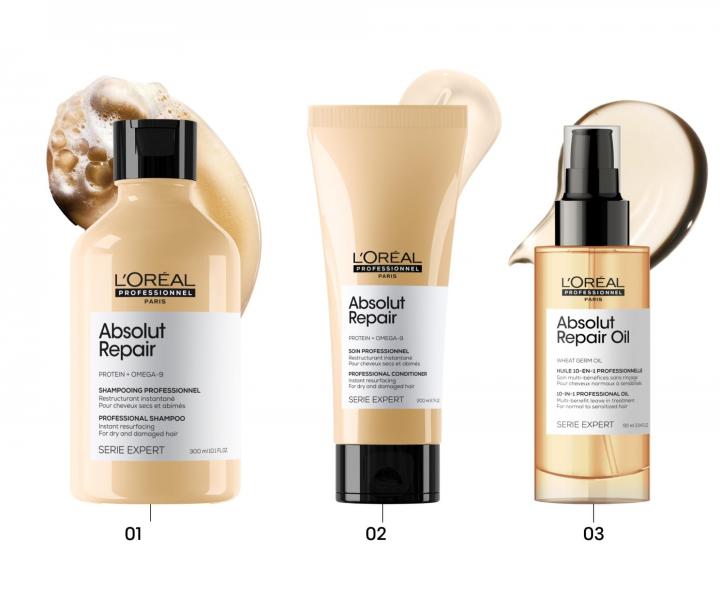 Odywka do wosw suchych i zniszczonych Loral Professionnel Serie Expert Absolut Repair - 200 ml