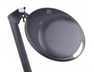 LED lampa z lup� na statywie oraz z uchwytem do blatu Weelko Mega+ Black - 5 dioptrii