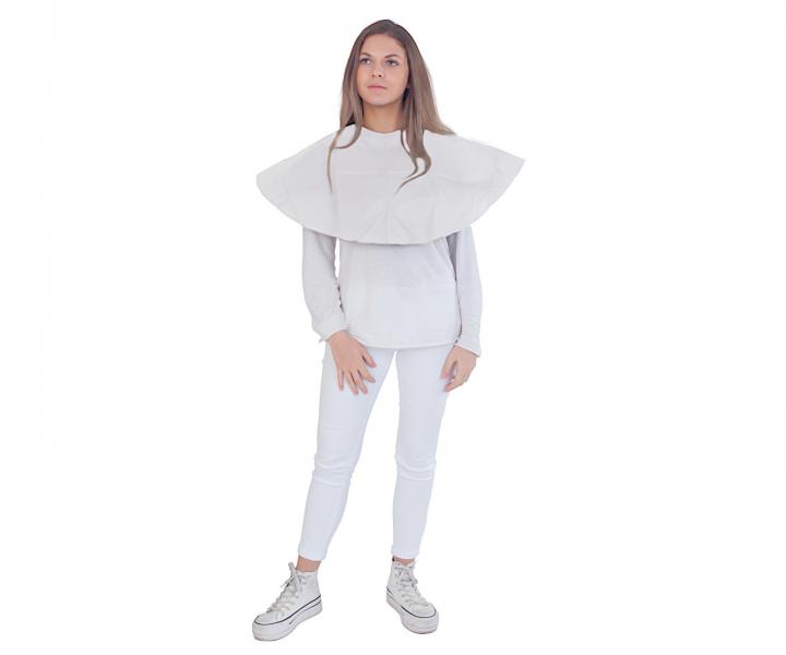 Peleryna do stylizacji wosw i makijau Eurostil Professional - biaa