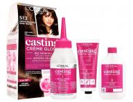 Farba do wosw bez amoniaku Loral Casting Crme Gloss - 513 mrona trufla