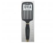 Szczotka do rozczesywania i suszenia w�os�w z w�osiem dzika i nylonowym Sister Young Ovia Hair Brush - czarna