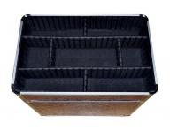 Kufer 3-czciowy na kkach Hairway - czarny