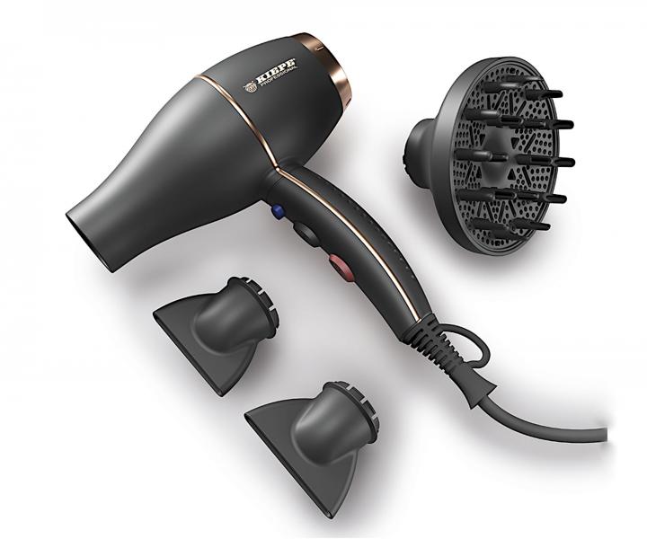 Profesjonalna suszarka do wosw Kiepe Bloom Black - 2000 W - czarna