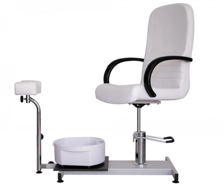 Zestaw do pedicure Weelko Astra - fotel + wanienka do pedicure + podnek - biay