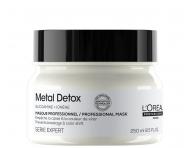 Zestaw upominkowy do w�os�w farbowanych i zniszczonych Lor�al Professionnel Serie Expert Metal Detox Duo