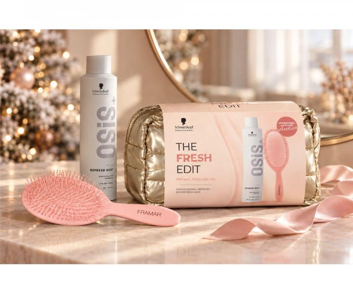 Zestaw nadaj�cy w�osom obj�to�� i u�atwiaj�cy rozczesywanie Schwarzkopf Professional The Fresh Edit + kosmetyczka gratis