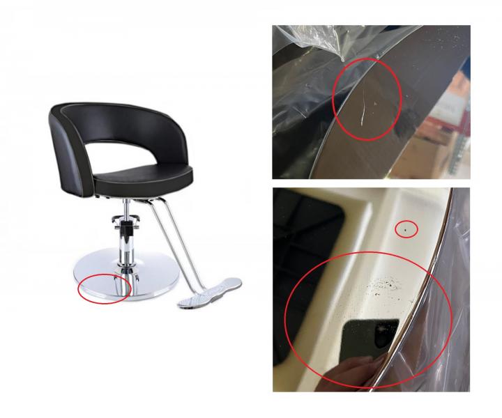 Fotel fryzjerski Detail Rio - czarny