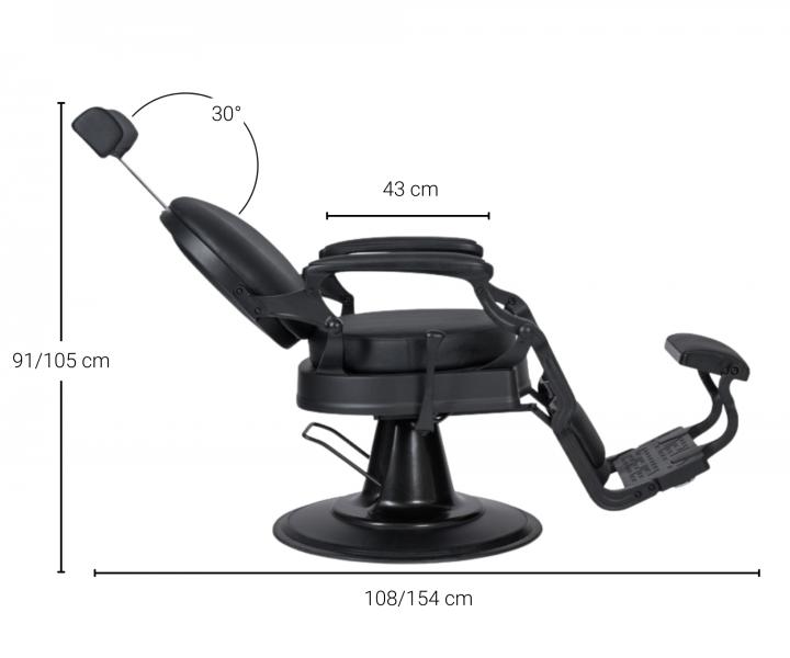 Fotel fryzjerski barber Weelko Shor