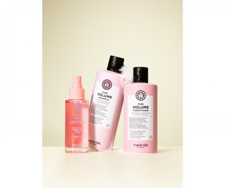 Zestaw upominkowy nadajcy objto i odywienie wosom cienkim Maria Nila Pure Volume Holiday Box