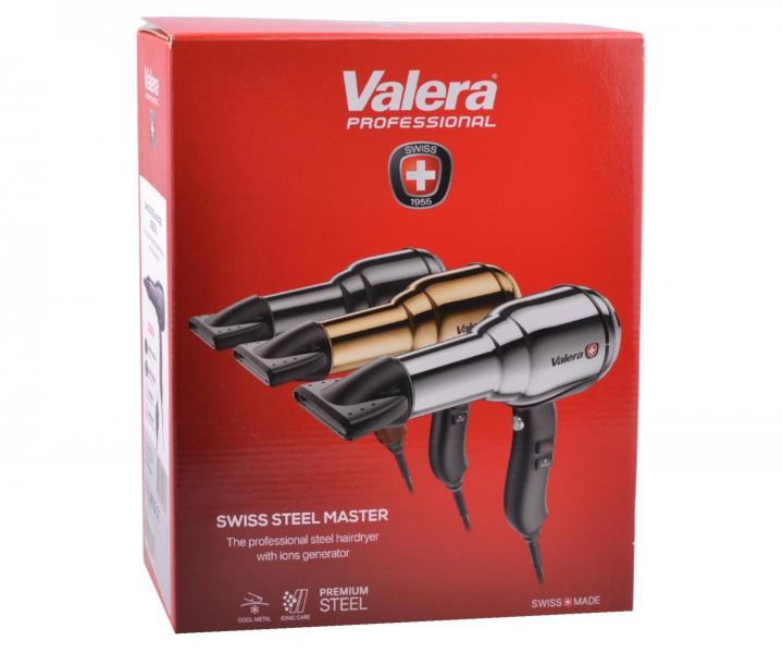 Profesjonalna suszarka do w�os�w Valera Professional Swiss Steel Master Digital - 2200 W - czarna chromowa