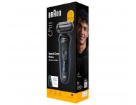 Golarka foliowa Braun Series 5 52-B1000s - czarno-niebieska