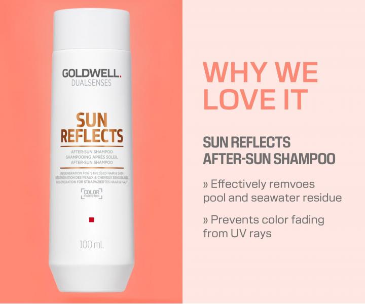 Zestaw upominkowy do w�os�w nara�onych na dzia�anie s�o�ca Goldwell Dualsenses Sun Reflects Travel Set