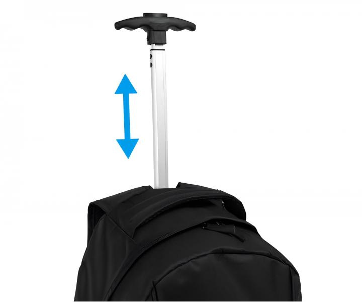 Podr�na torba-plecak z r�czk� teleskopow�  Sibel Backpack  czarna