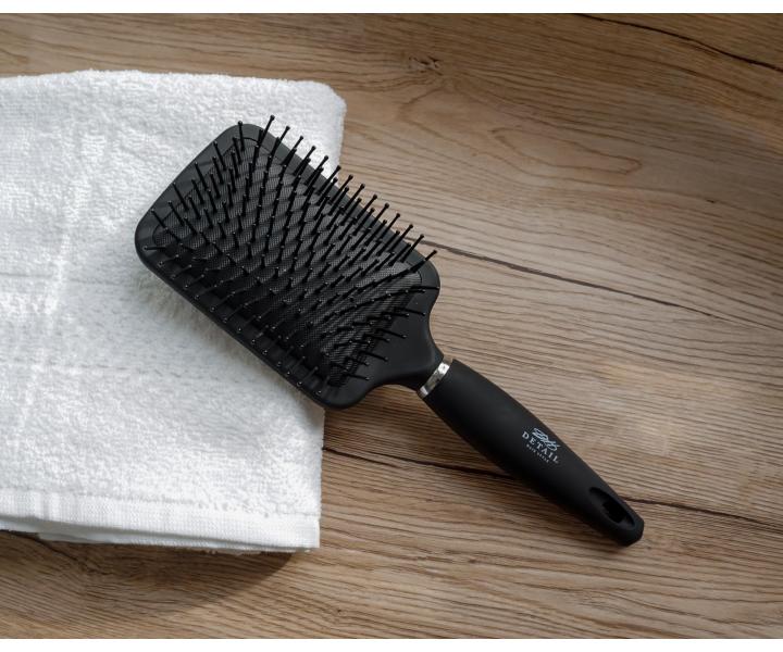 Szczotka do rozczesywania w�os�w Detail - Hair style Paddle Brush - czarna