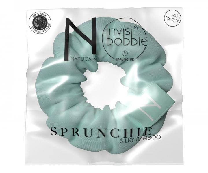Bambusowa gumka spiralka do w�os�w Invisibobble Sprunchie x Natucain - mi�towa