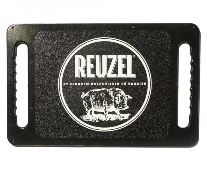 Lustro barberskie z dwoma uchwytami Reuzel Double Handled Mirror - czarne - 26 x 40 cm