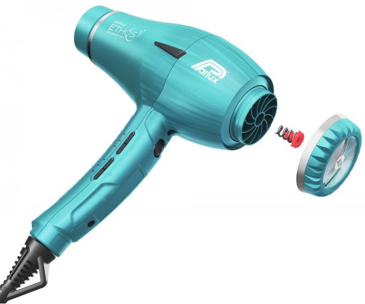 Profesjonalna suszarka do wosw z dyfuzorem Parlux Ethos - 2300 W - lazurowa