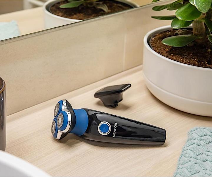 Golarka z trymerem Sencor SMS 5520BL - niebieska