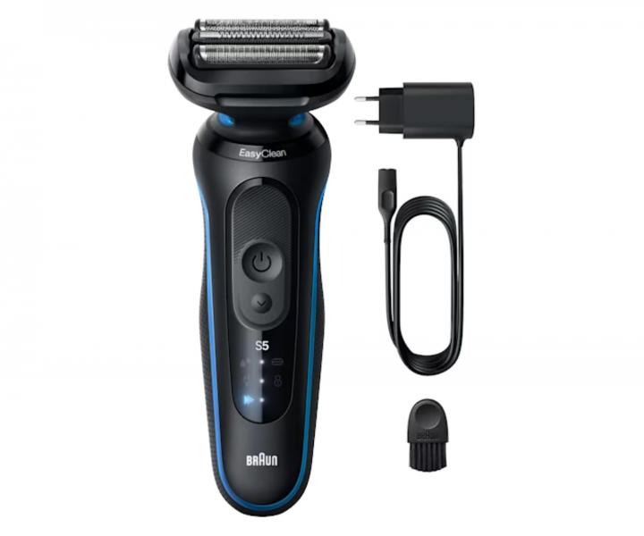 Golarka foliowa Braun Series 5 52-B1000s - czarno-niebieska