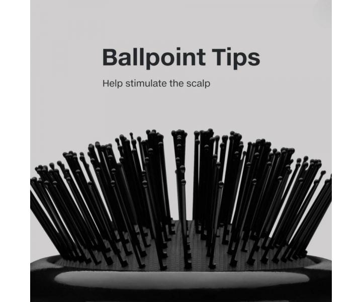 Owalna drewniana szczotka do rozczesywania w�os�w Paul Mitchell Detangling Brush - czarna