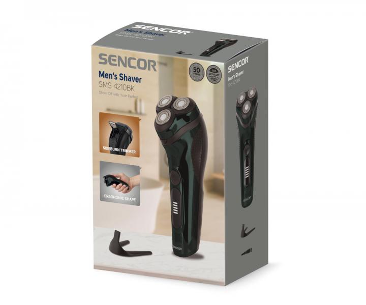 Golarka rotacyjna z trymerem Sencor SMS 4210BK - czarna