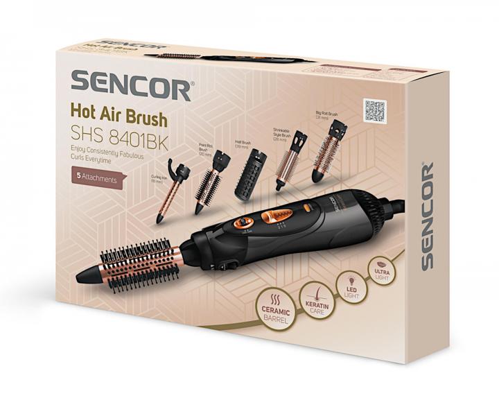 Suszarko-lokwka do wosw Sencor SHS 8401BK - 1000 W - czarna