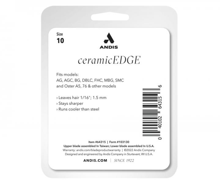 Ostrze Andis Ceramic Edge 64315 do maszynki Andis eMerge Clipper - 1,5 mm