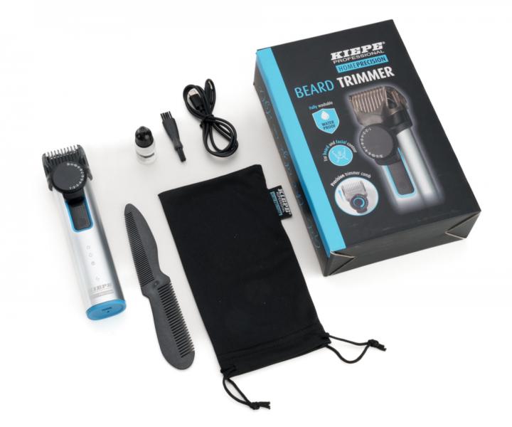 Trymer do brody Kiepe Professional Home Precision Beard Trimmer - srebrno-czarny