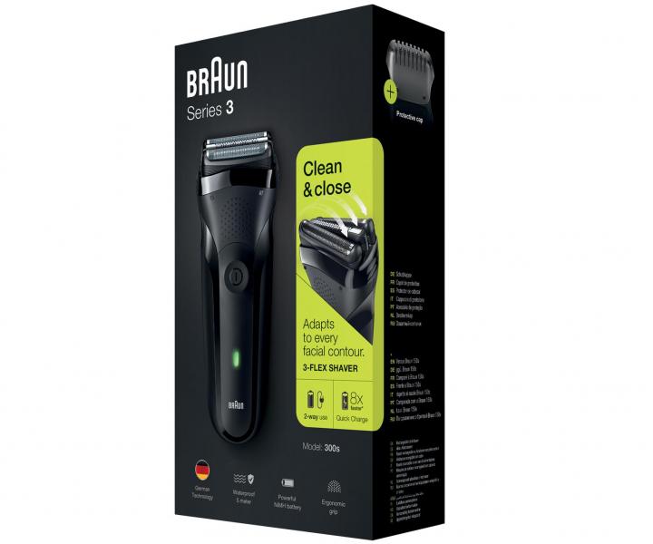 Golarka dla m�czyzn Braun Series 3 Pro Skin 300s - czarna