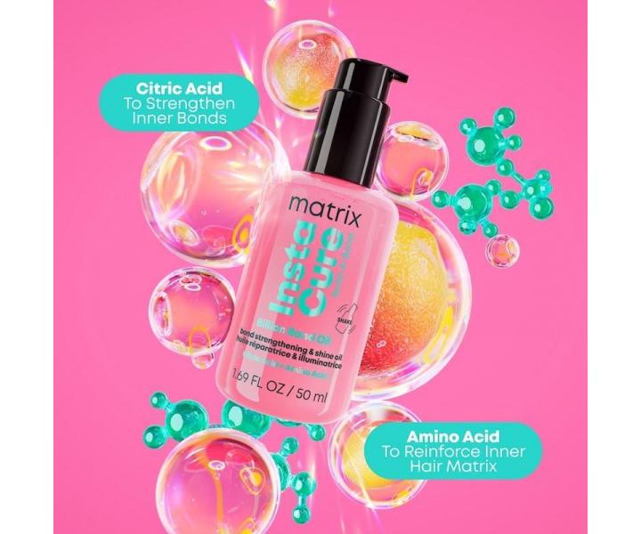 Olejek odbudowuj�cy do w�os�w bardzo zniszczonych Matrix Instacure Build-A-Bond Billion Bond Oil - 50 ml