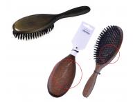 Drewniana p�aska szczotka do w�os�w z w�osiem dzika Keller 009 03 40 - 63 x 230 mm - II. jako�� - rysy