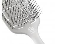Szczotka do wosw Olivia Garden iDetangle Care Flex Medium Hair - szara