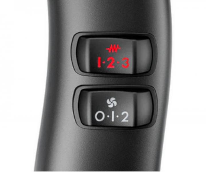 Lekka profesjonalna suszarka do wosw z jonizacj Valera Professional Swiss Steel Master Light - 2100 W - czarny chrom