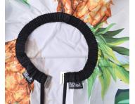 Peleryna fryzjerska do strzyenia wosw Eurostil Professional - ananas - metalowy haczyk