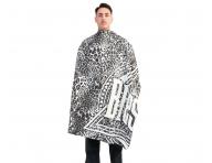 Peleryna mska do strzyenia wosw i brody Blessed Black Leopard