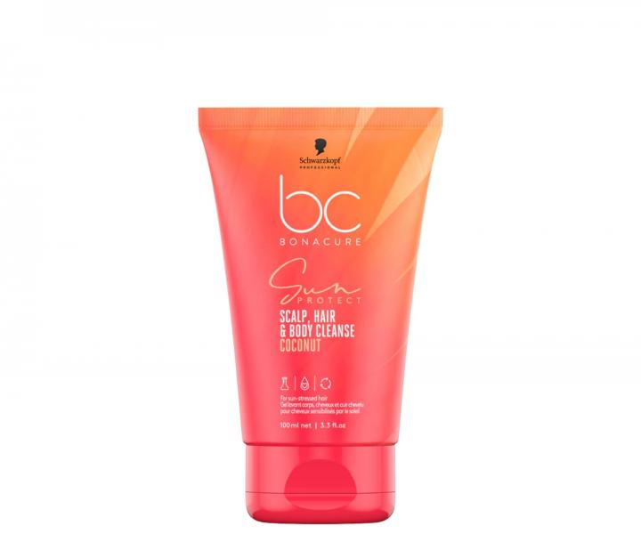 Zestaw podr�ny do w�os�w nara�onych na s�o�ce Schwarzkopf Professional BC Bonacure Sun Protect + 2 kosmetyczki gratis