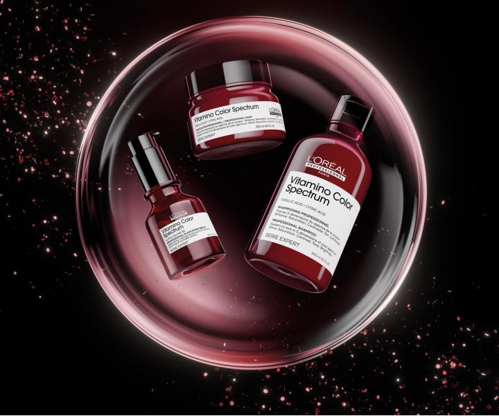 Zestaw upominkowy do intensywnej piel�gnacji w�os�w farbowanych Lor�al Professionnel Serie Expert Vitamino Color Spectrum Trio