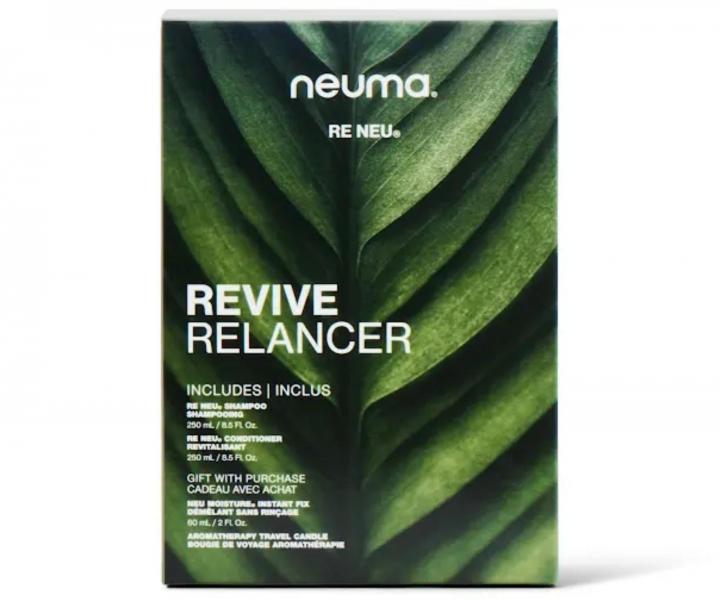 Zestaw upominkowy do wszystkich rodzajw wosw Neuma Re Neu Revive + wieca i spray gratis