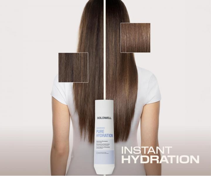Szampon nawil�aj�cy do wszystkich rodzaj�w w�os�w Goldwell Dualsenses Pure Hydration Hydrating Shampoo - 250 ml