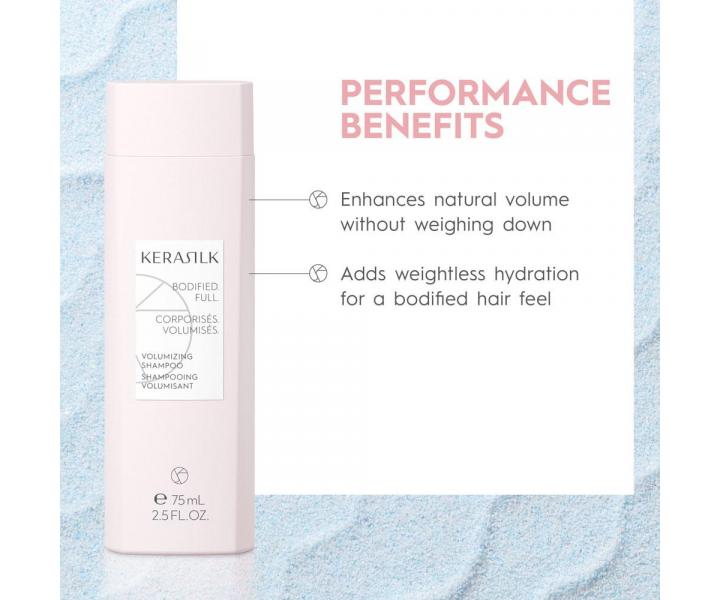 Zestaw podrny zwikszajcy objto wosw Kerasilk Volumizing Travel Set + kosmetyczka gratis