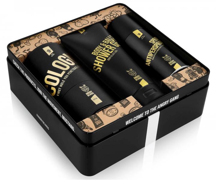 Zestaw upominkowy do pielgnacji ciaa dla mczyzn Angry Beards Legendary Jack Saloon Set