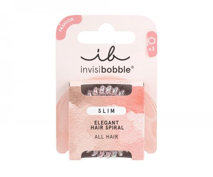 Gumka do w�os�w spiralka cienka Invisibobble Slim Vanity Fairy- t�czowa - 3 szt