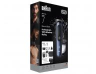 Wielofunkcyjny trymer do w�os�w, brody i cia�a Braun Series 7 AIO7540 - niebieski