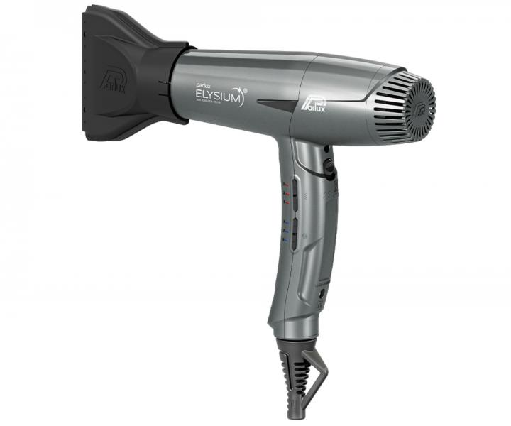 Profesjonalna suszarka do wosw z dyfuzorem Parlux Elysium Titanium Grey - 2300 W - szara metaliczna