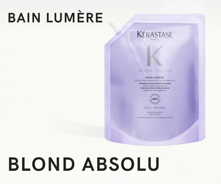 Szampon roz�wietlaj�cy do w�os�w blond K�rastase Blond Absolu Bain Lumi�re - 250 ml + zapas 500 ml